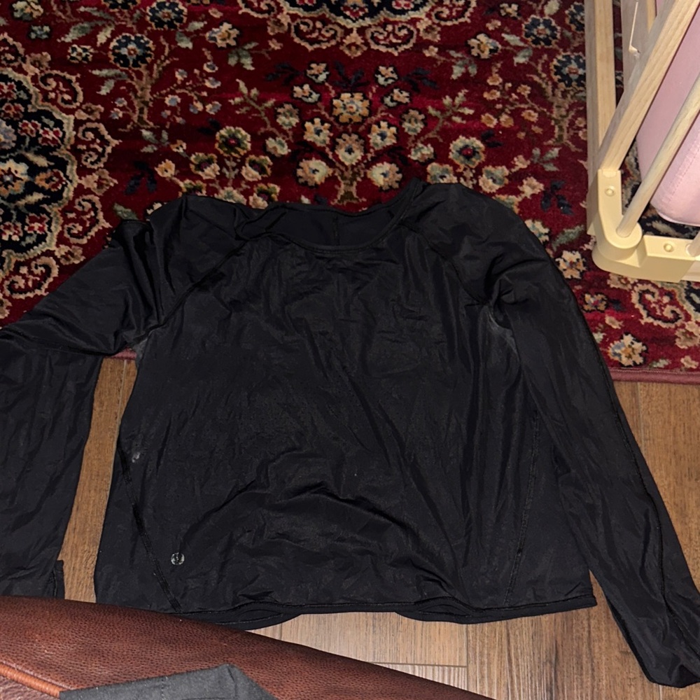 Lululemon Black Long Sleeve Top